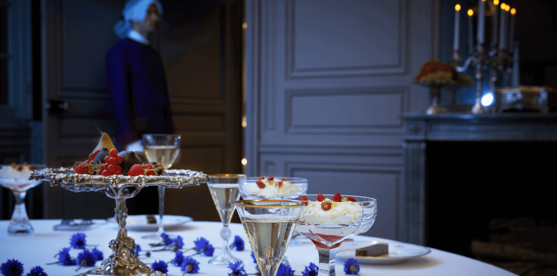 Restaurant Ducasse au Château de Versailles | By night, an