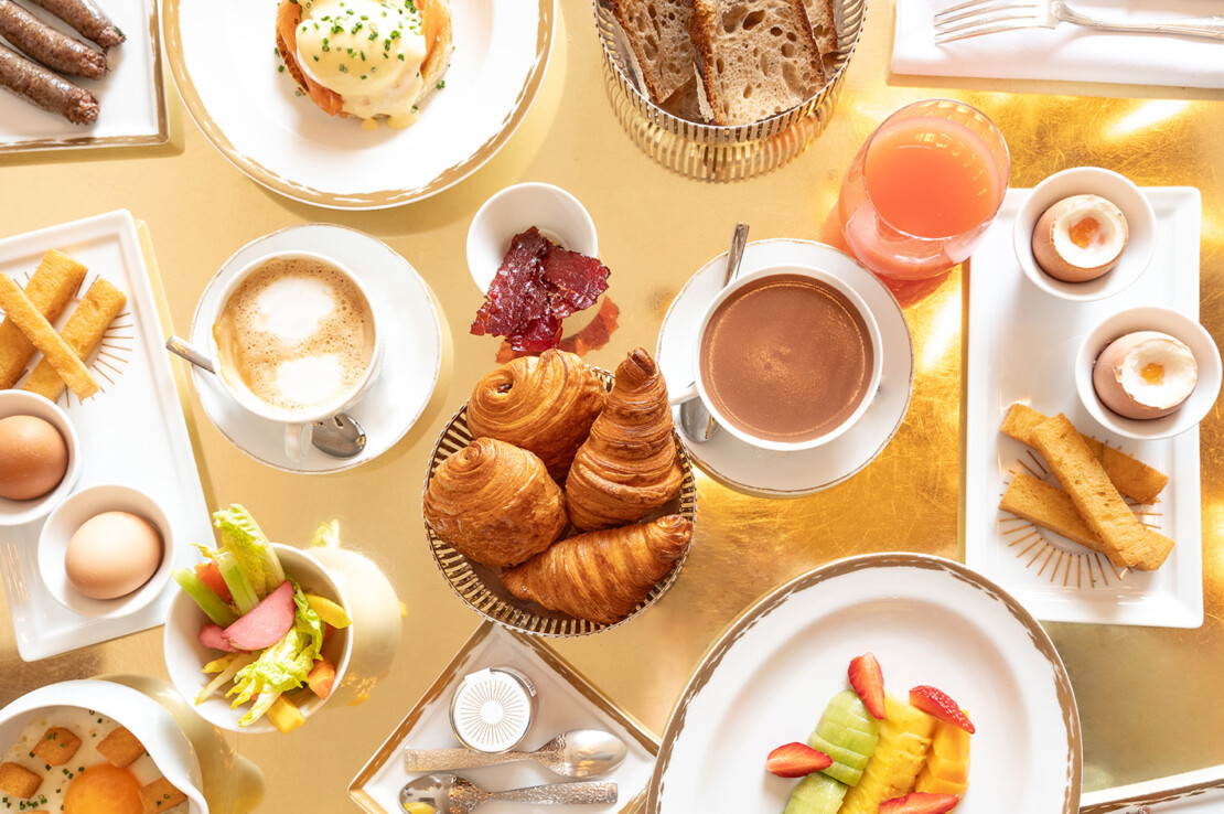 Petit déjeuner ore - Ducasse au château de Versailles