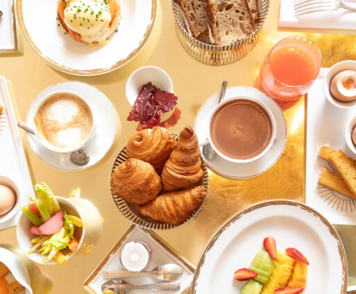 Petit déjeuner ore - Ducasse au château de Versailles