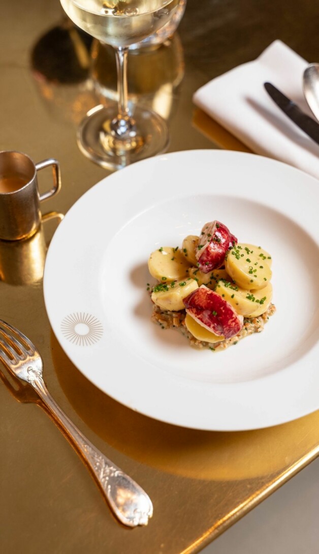 Homard rafraîchi, pomme de terre